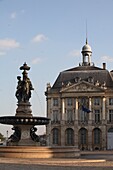 France, Bordeaux, Place de la Bourse, Foutain