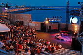 France, Hérault department, Sète, Night Concert at the Theatre of the Sea
