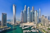 United Arab Emirates (UAE), Dubai City, Dubai Marina, Infinty Bldg.