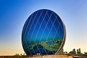 United Arab Emirates (UAE), Abu Dhabi City, Al Raha Beach, Aldar Headquarters (Circular Bldg.)