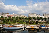 Paris Bastille harbour Paris. France.