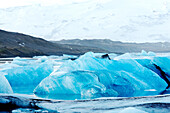 Iceland. Southeastern Region. Jokulsarlon. Vatnajokull glacier. Lake