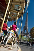 CAROUSEL PALAIS DE CHAILLOT EIFFEL TOWER PARIS FRANCE
