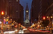 CITY HALL BROAD STREET DOWNTOWN PHILADELPHIA PENNSYLVANIA USA