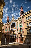 FRANZ JOSEF JUBILEE SYNAGOGUE JERUSALEM STREET NEW TOWN NOVE MESTO PRAGUE CZECH REPUBLIC