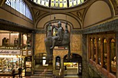 SAINT WENCESLAS HORSE SCULPTURE LUCERNA PASSAGE MALL PRAGUE CZECH REPUBLIC