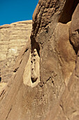 Rock Sculpture At Wadi Rum (The Valley Of The Moon), Jordan, Middle East