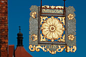 Detail in der Altstadt, Rothenburg ob der Tauber, Mittelfranken, Franken, Bayern, Deutschland