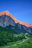 Hallerangeralm unter Großer Lafatscher, Halleranger, Karwendel, Tirol, Österreich