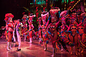 Dance performance at Tropicana cabaret club show, Havanna, Havana, Cuba, Caribbean