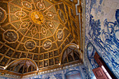 Ceiling of Blazons Hall in the Palacio Nacional de Sintra (Sintra National Palace), Sintra, Estremadura, Portugal