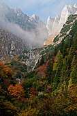 The eastern escarpment of the Bucegi Mountains, Transylvania, Romania