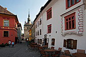 Guest house and restaurant Casa cu Cerb in the historic centre, Sighisoara, Transylvania, Romania