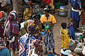 Frauen auf einem Markt, Dogon-Land, Region Mopti, Mali