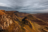 Felsenlandschaft, Trotternish Halbinsel, Isle of Skye, Schottland, Großbritannien