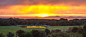 Sonnenaufgang und Regenwolken, Wilsons Promontory, Victoria, Australien