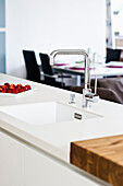 Sink with faucet, Modern kitchen, Kitchen Interior, Domestic life