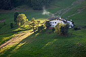 Farm near Maria Gern, Berchtesgaden region, Berchtesgaden National Park, Upper Bavaria, Germany