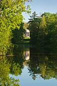 Blick zum Venustempel, Wörlitz, UNESCO Welterbe Gartenreich Dessau-Wörlitz, Sachsen-Anhalt, Deutschland