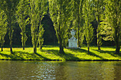 Rousseau island, Woerlitz, UNESCO world heritage Garden Kingdom of Dessau-Woerlitz, Saxony-Anhalt, Germany