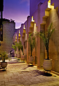 Rear courtyard, Riad Makassar, Marrakech, Morocco