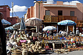 The straw market in the souks, Marrakech, Morocco