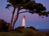Lighthouse in the evening light, Hiddensee Island, Baltic coast, Mecklenburg-Western Pomerania