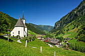 St. Joseph's church, Huettschlag, valley Grossarltal, Salzburg, Austria