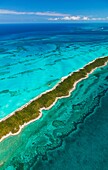 Aerial view, Nassau, Bahamas, America.