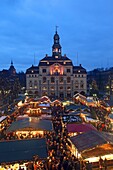 Christmas Market, Town hall, Lueneburg, Lower Saxonia, Germany, Europe
