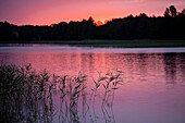 Twilight on lake Snaigynas  Lithuania