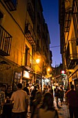 Laurel Street has several bars to make wine and tapas of the region  Logrono, Spain, Europe