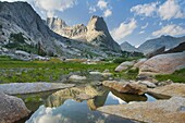 Pingora Peak in the Cirque of the Towers, Popo Agie Wilderness, Wind River Range Wyoming