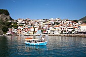 parga village, epirus, greece, europe