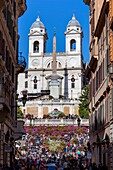 Church Trinita´ dei Monti Piazza di Spagna Rome Italy