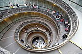 Spiral Staircase at Varican museum, Rome, Italy