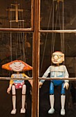 Marionettes puppet souvenirs, Prague, Czech Republic, Europe.