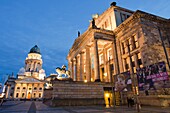 Konzerthaus, Concert Hall, Schauspielhaus theatre, German cathedral Gendarmenmarkt square, Mitte, Berlin, Germany, Europe