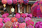 Colourful Umbrellas For Sale, Umbrella Shop, Jaipur, Rajasthan, India