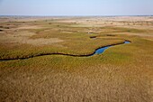 Aerial View of the Okawango Delta, Botswana