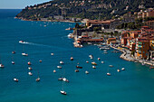 The Marina And Town Of Villefranche-Sur-Mer, Aalpes-Maritimes (06), France