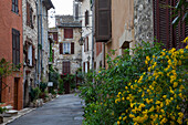 Small Street In The Old Town Of Vence, Alpes-Maritimes (06), France