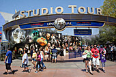 Entrance To The Studio Tour Of Universal Studios, Los Angeles, California, United States, Usa