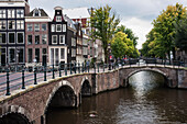 'Netherlands, Canal bridges; Amsterdam'