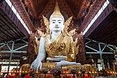 Myanmar, Yangon, Ngahtatgyi Pagoda, Giant Buddha Statue