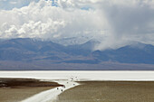 USA, California, Badwater Salt flats, Death Valley National Park