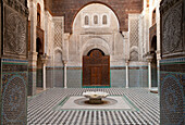 Courtyard of Medersa El-Attarine, Fez, Morocco