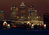 Canary Wharf Central Business District, London, Uk