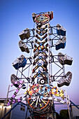 The Zipper Amusement Park Ride At The Morden Corn & Apple Festival, Morden, Manitoba, Canada