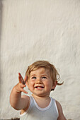 Smiling Baby Portrait